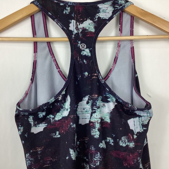 Lululemon 2 Cool Racerback Static Blossom Tank Top - Picture 6 of 7